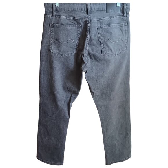 36x32 Urban Star Premium Apparel Mens Grey Denim Jeans Relaxed - Picture 4 of 7